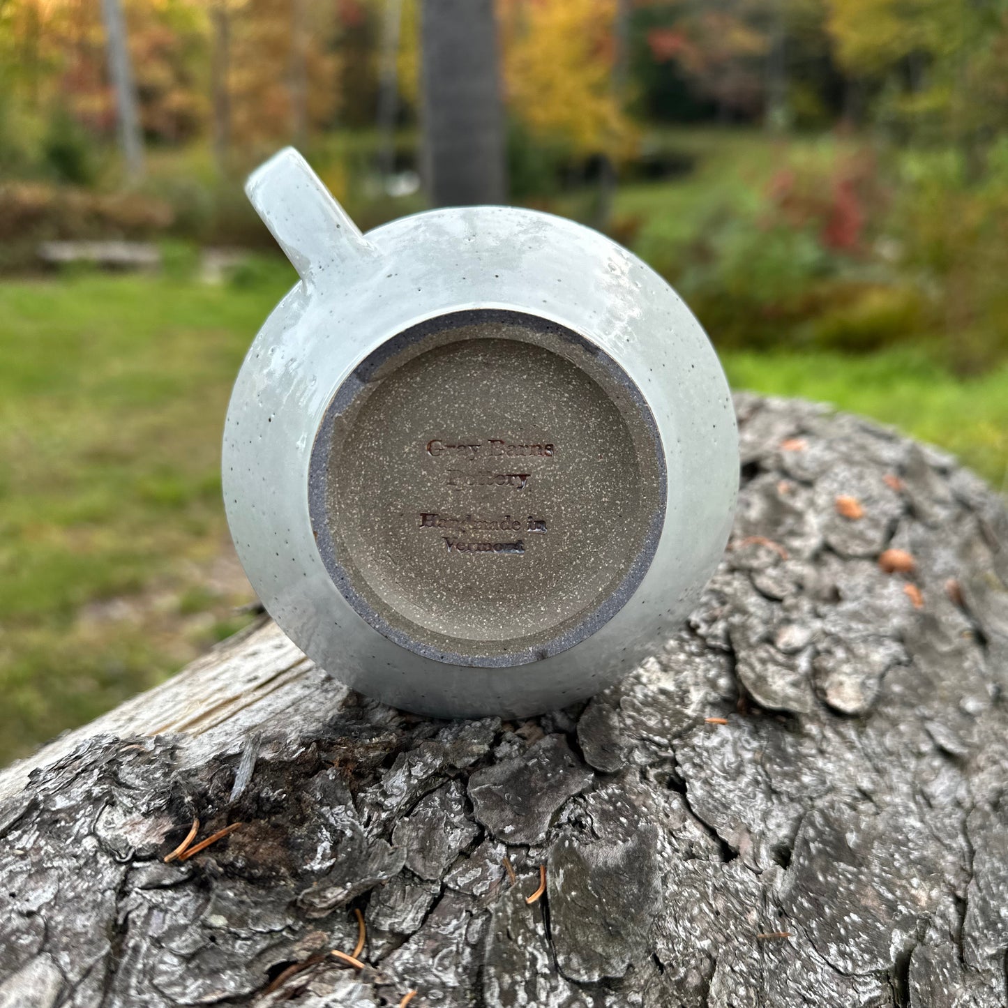 Iron Brushwork Angle Mug