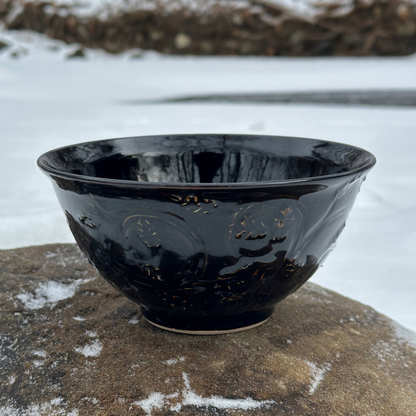 Black Vine Cereal Bowl