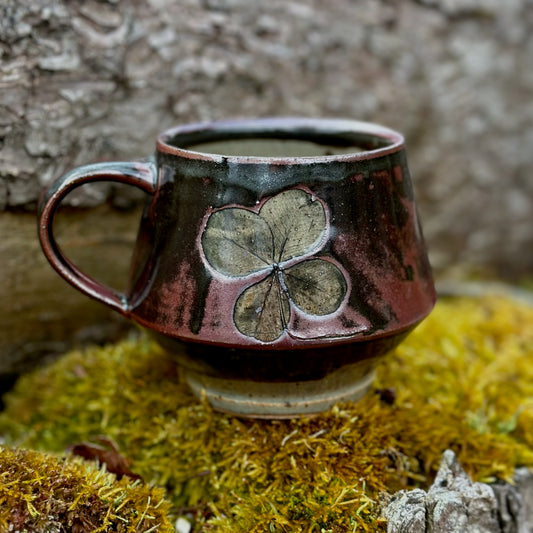 Four Leaf Clover Angle Mug