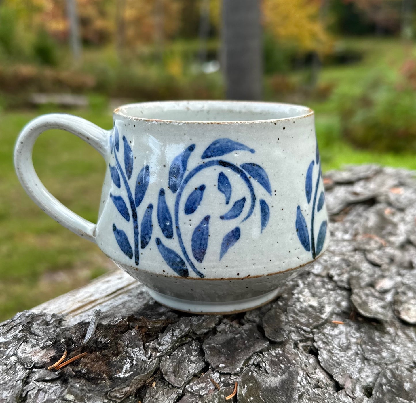 Cobalt Brushwork Mug