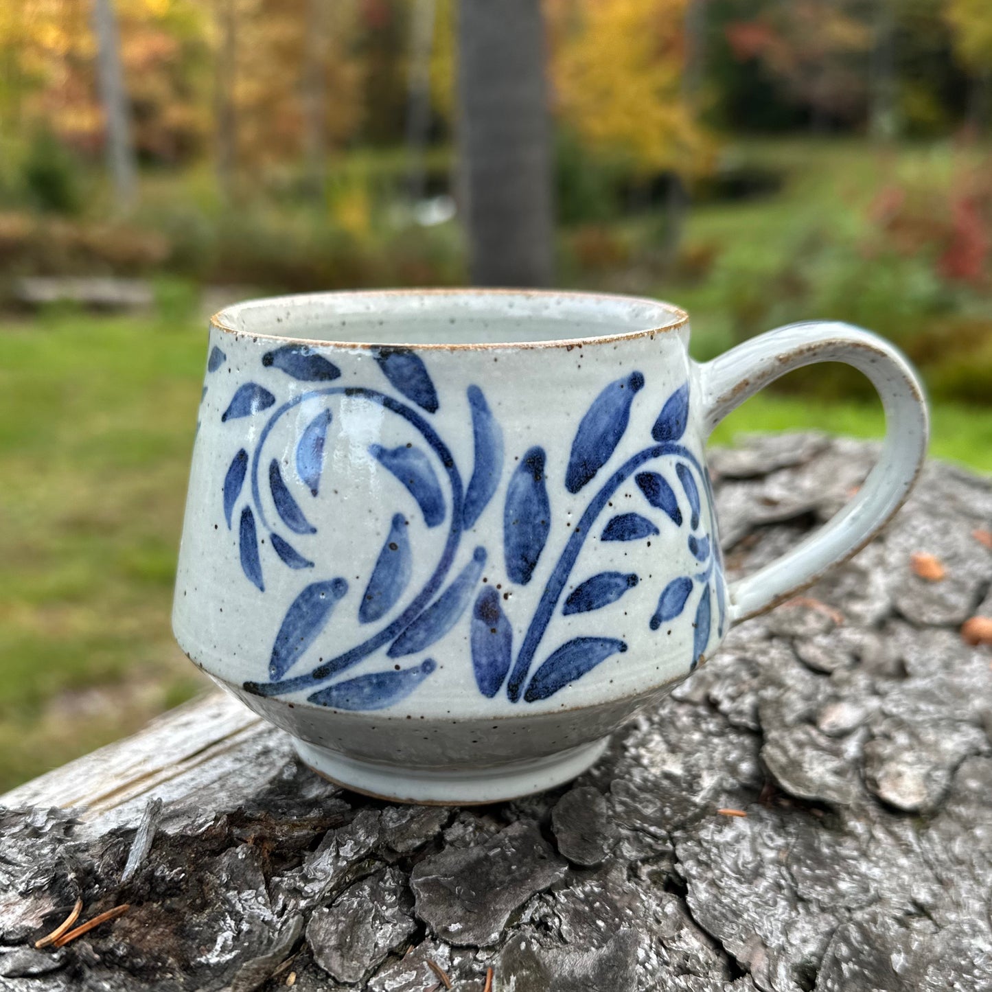 Cobalt Brushwork Mug