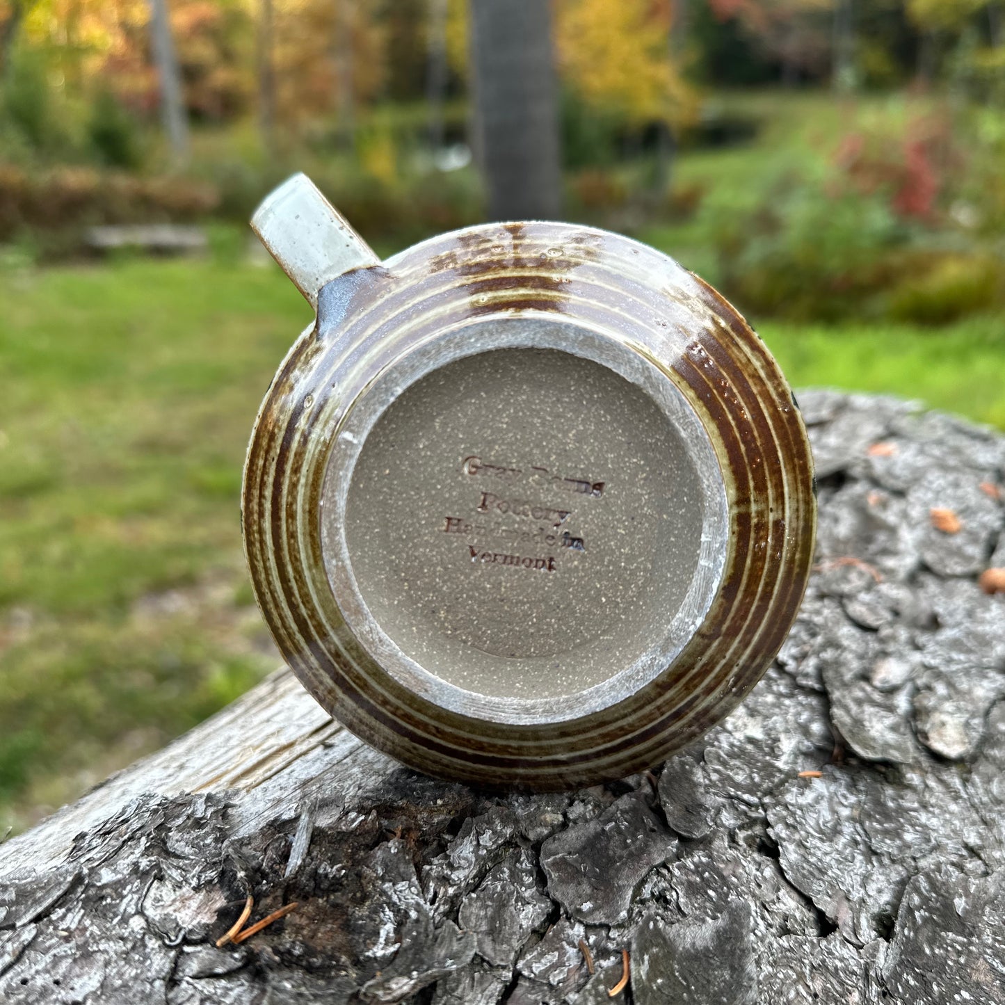 Cobalt and Iron Brushwork Mug