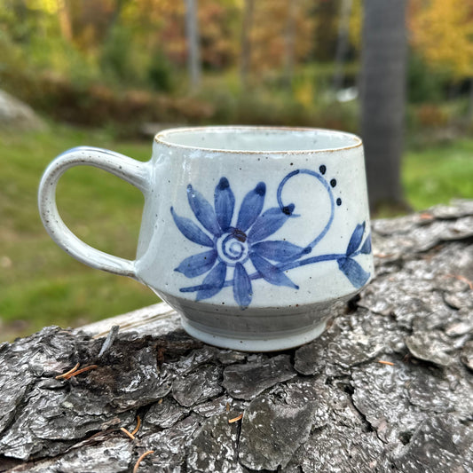 Cobalt Brushwork Mug