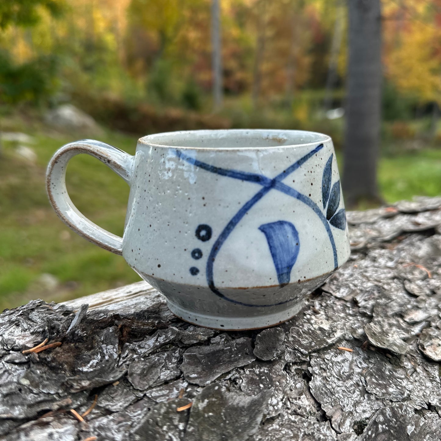 Cobalt Brushwork Mug