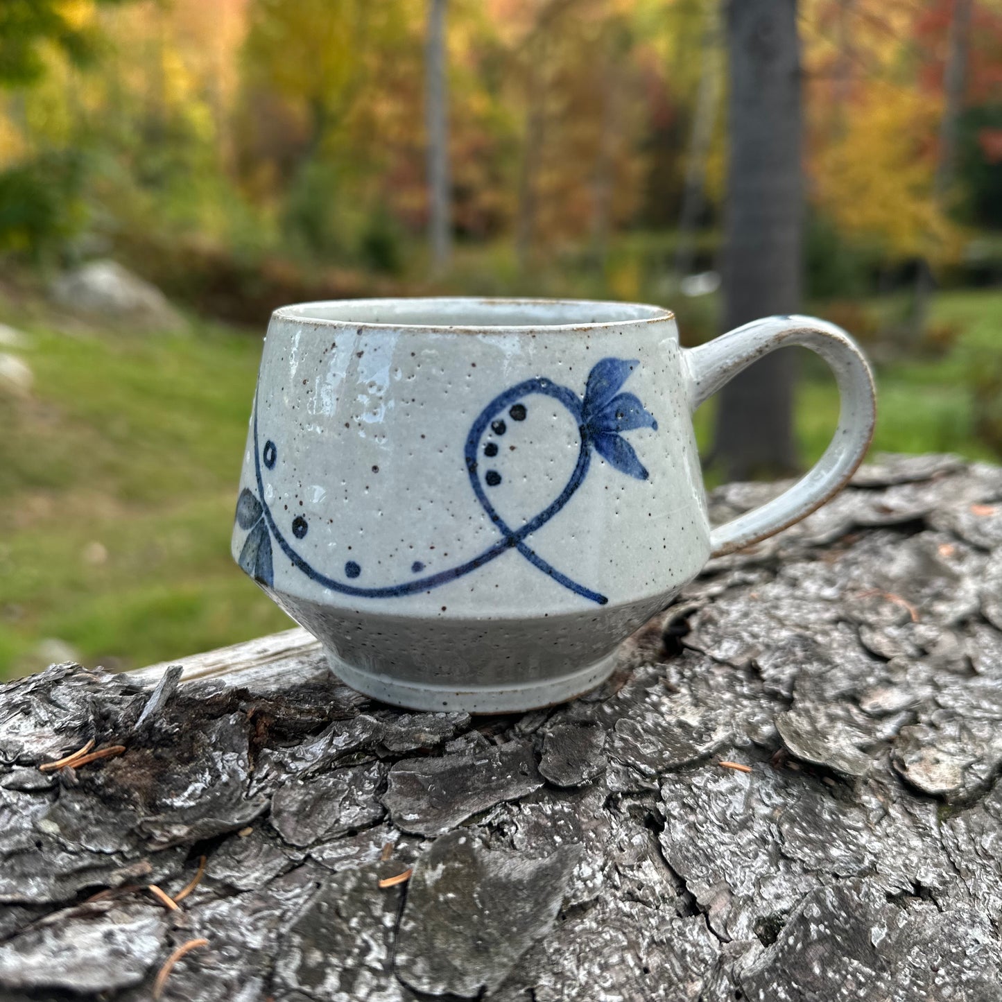 Cobalt Brushwork Mug