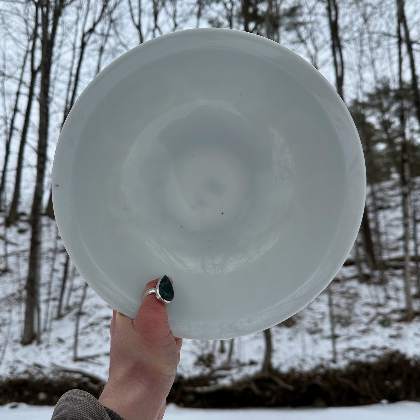 Porcelain Vine Medium Serving Bowl