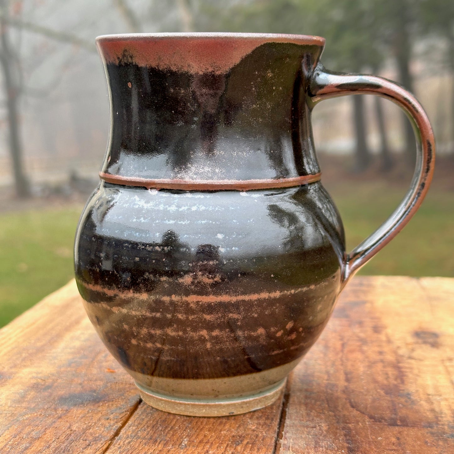 Calendula Black Garden Mug