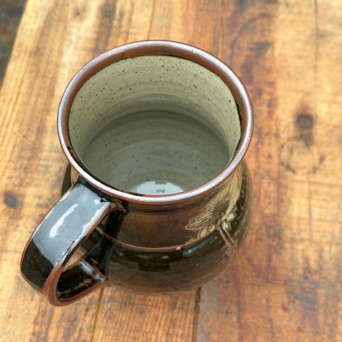 Calendula Black Garden Mug