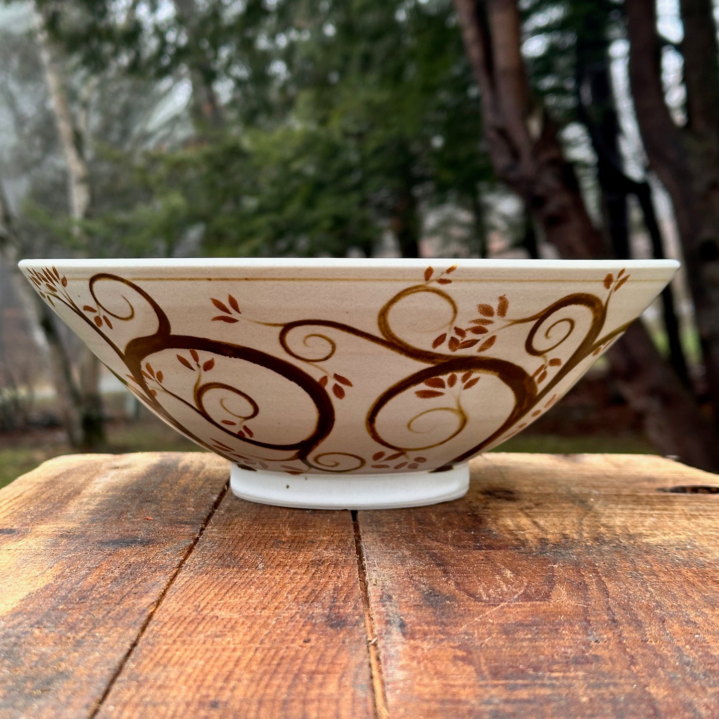 Autumn Tree Medium Serving Bowl