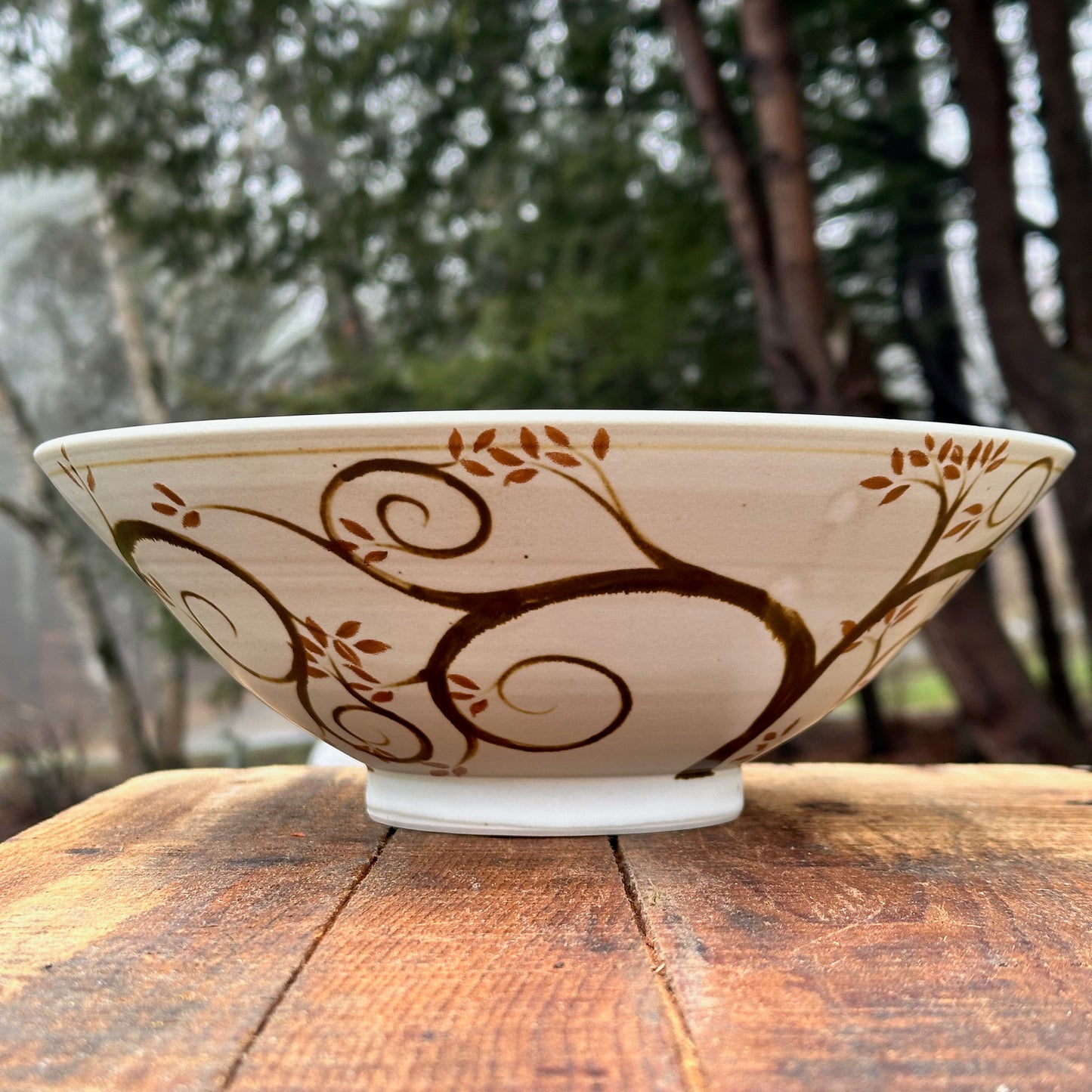 Autumn Tree Medium Serving Bowl