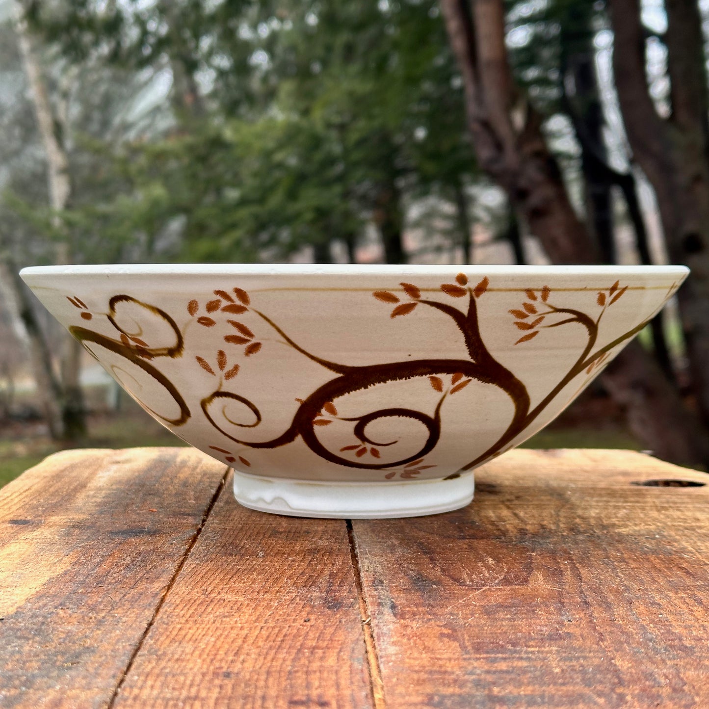 Autumn Tree Medium Serving Bowl