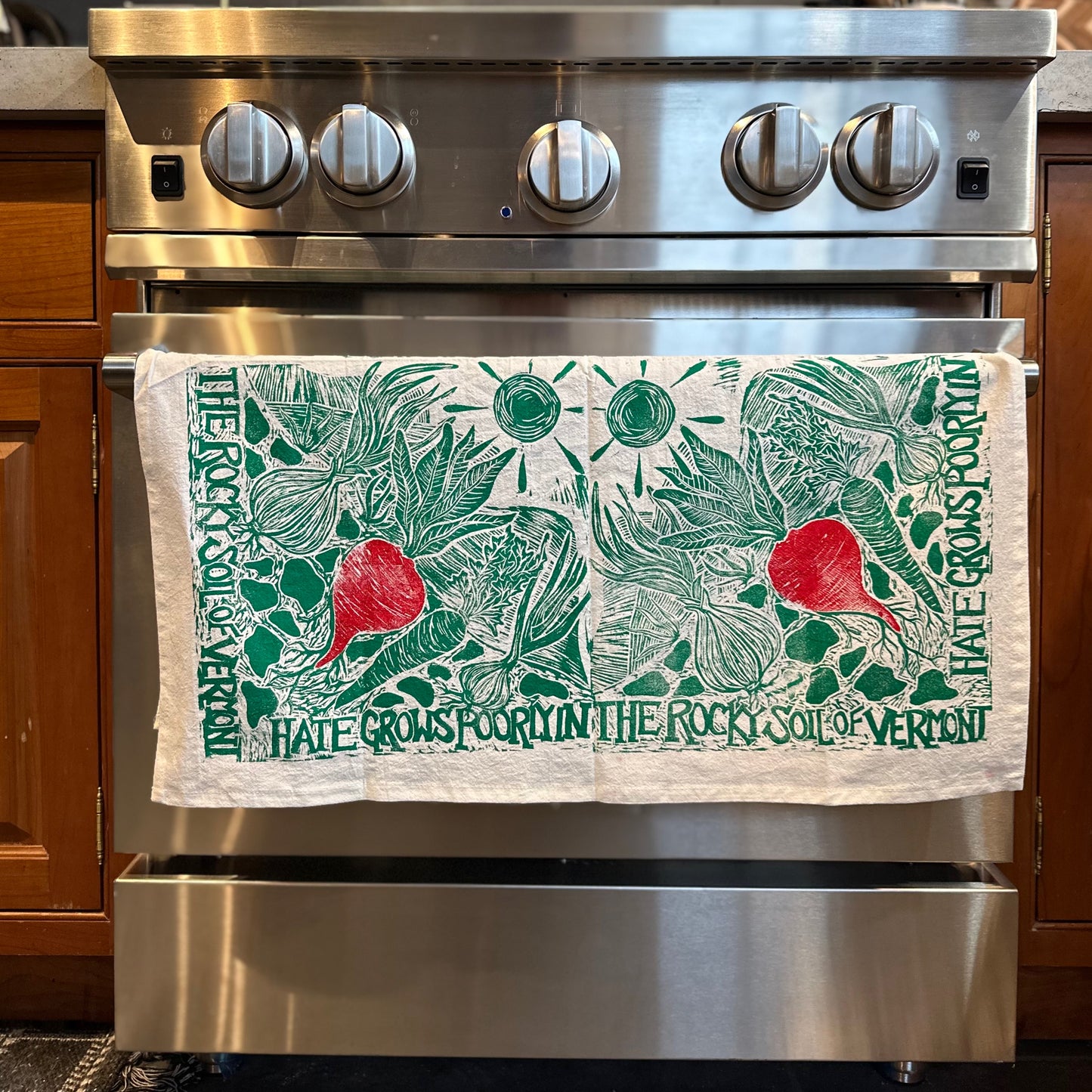 Vermont Garden Tea Towel