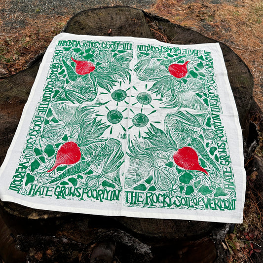 Vermont Garden Tea Towel