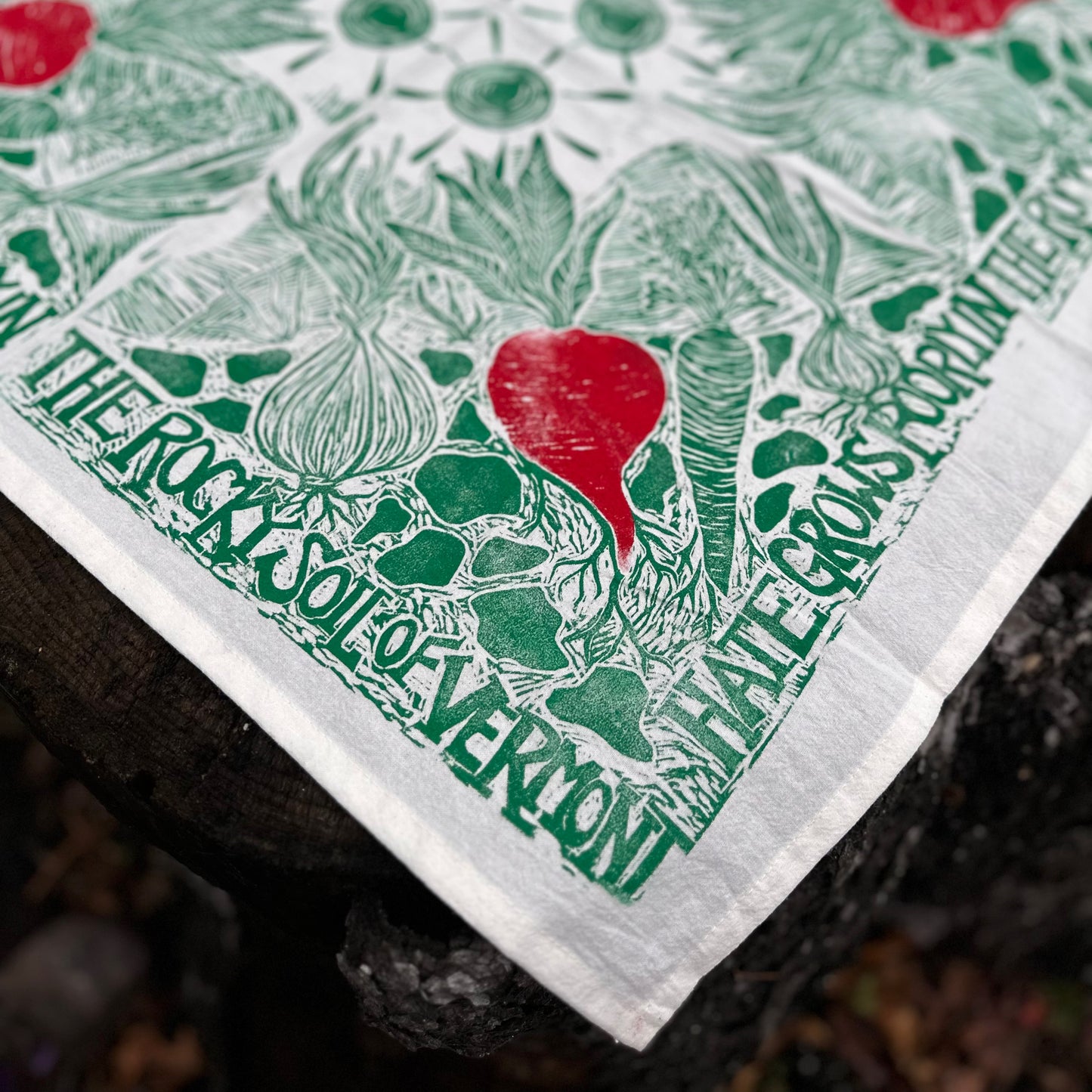 Vermont Garden Tea Towel